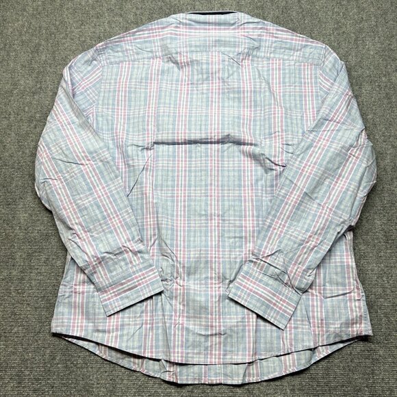 UNTUCKit Lombardy Shirt Mens 2XL Multicolor Plaid Long Sleeve Button Up New - Picture 8 of 13